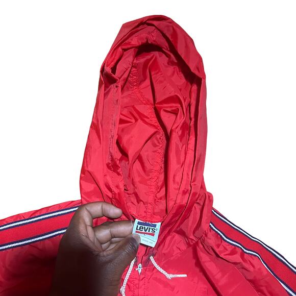 Levi’s Pullover Quarter Zip Windbreaker Size Large - Picture 2 of 4